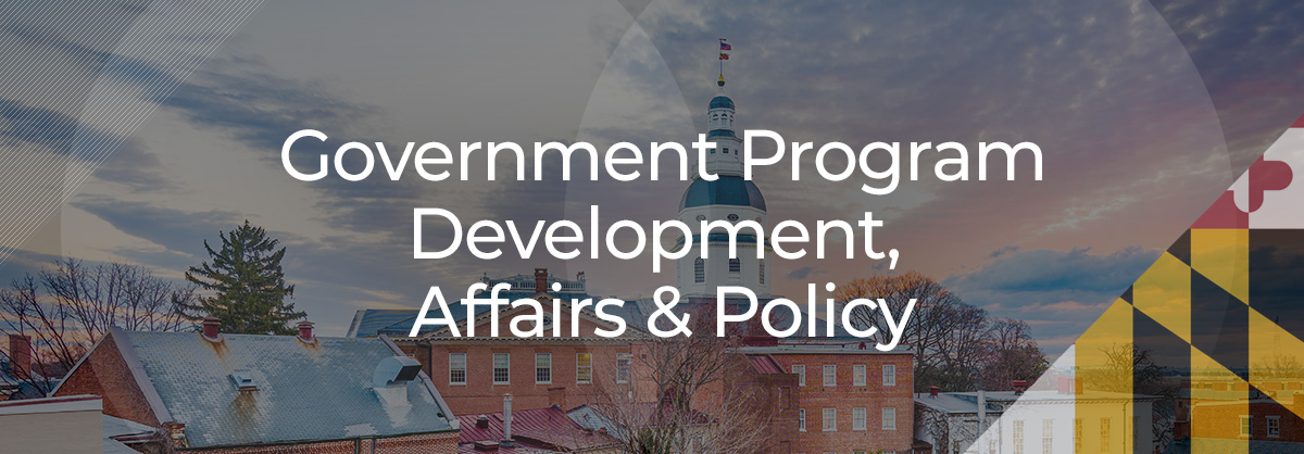 TEDCO's Government Program Development, Affairs & Policy